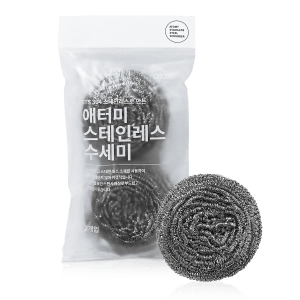 Атоми губка из нержавеющей стали (2шт)